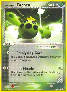 Team Aqua's Cacnea 024/95
