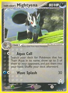 Team Aqua's Mightyena 030/95