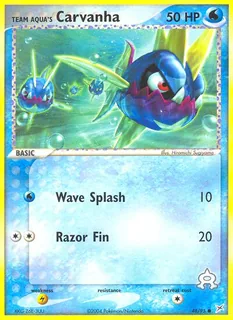 Team Aqua's Carvanha 048/95
