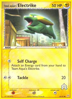 Team Aqua's Electrike 053/95