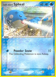 Team Aqua's Spheal 056/95