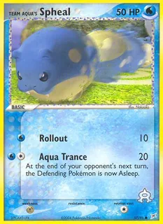 Team Aqua's Spheal 057/95