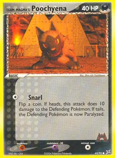 Team Magma's Poochyena 065/95