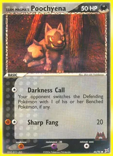 Team Magma's Poochyena 066/95