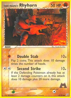 Team Magma's Rhyhorn 067/95
