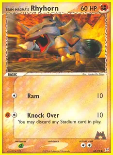 Team Magma's Rhyhorn 068/95