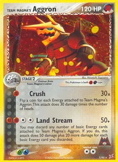 Team Magma's Aggron 007/95