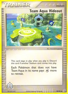 Team Aqua Hideout 078/95