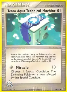 Team Aqua's Technical Machine 01 079/95