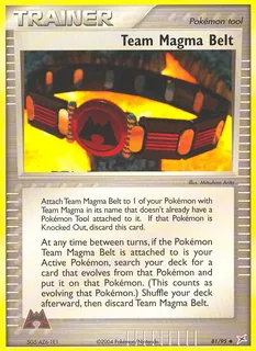 Team Magma Belt 081/95