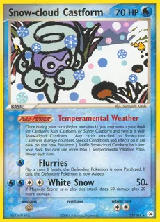 Snow-cloud Castform 025/101