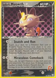 Rocket's Meowth 046/109