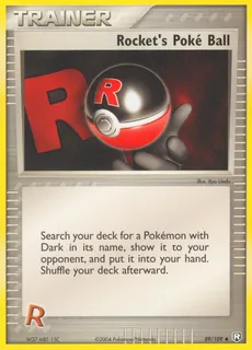 Rocket's Poké Ball 089/109