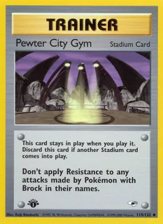 Pewter City Gym 115/132