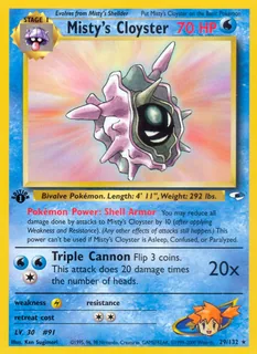 Misty's Cloyster 029/132