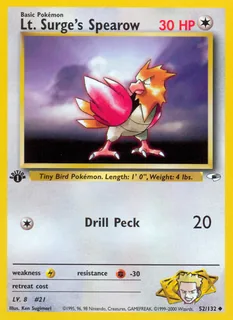 Lt. Surge's Spearow 052/132