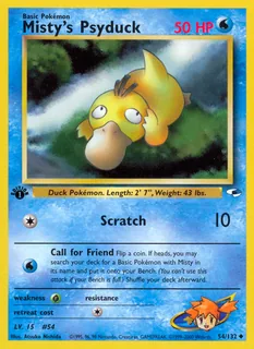 Misty's Psyduck 054/132