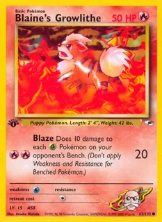 Blaine's Growlithe 062/132