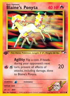 Blaine's Ponyta 063/132