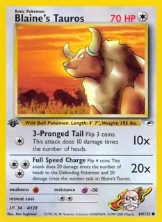 Blaine's Tauros 064/132