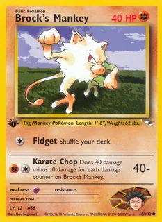 Brock's Mankey 068/132