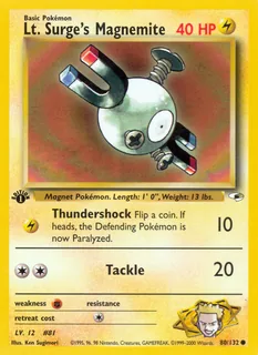 Lt. Surge's Magnemite 080/132