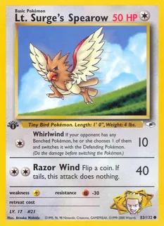 Lt. Surge's Spearow 083/132