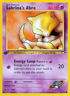 Sabrina's Abra 091/132