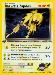 Rocket's Zapdos 015/132