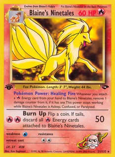 Blaine's Ninetales 021/132