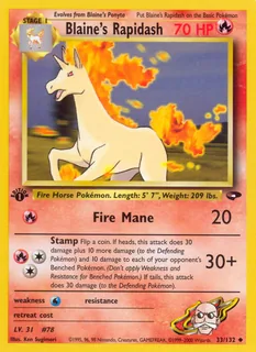 Blaine's Rapidash 033/132