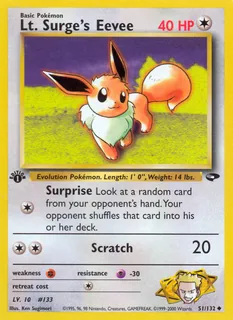 Lt. Surge's Eevee 051/132