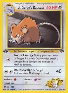 Lt. Surge's Raticate 053/132