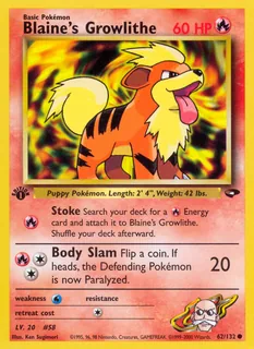 Blaine's Growlithe 062/132