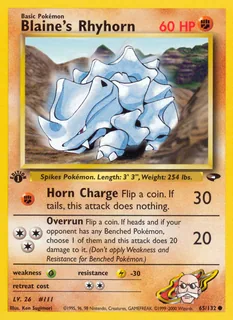 Blaine's Rhyhorn 065/132