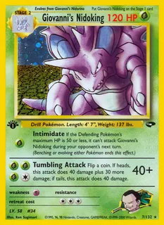 Giovanni's Nidoking 007/132