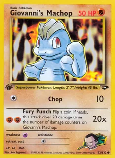 Giovanni's Machop 072/132