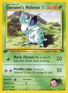 Giovanni's Nidoran♀ 075/132