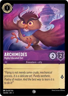 Archimedes - Highly Educated Owl 36/204/204