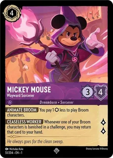 Mickey Mouse - Wayward Sorcerer 51/204/204