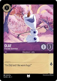 Olaf - Friendly Snowman 52/204/204