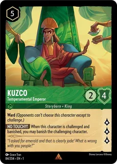 Kuzco - Temperamental Emperor 84/204/204