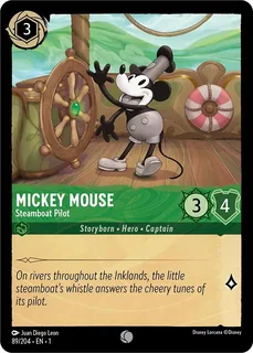Mickey Mouse - Steamboat Pilot 89/204/204