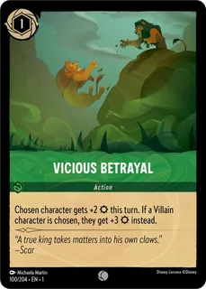 Vicious Betrayal 100/204/204