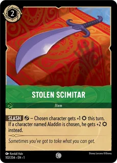 Stolen Scimitar 102/204/204