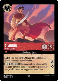Aladdin - Heroic Outlaw 104/204/204