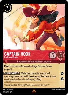 Captain Hook - Ruthless Pirate 107/204/204