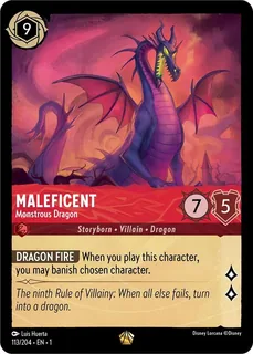 Maleficent - Monstrous Dragon 113/204/204