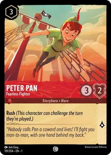 Peter Pan - Fearless Fighter 119/204/204