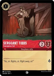 Sergeant Tibbs - Courageous Cat 124/204/204